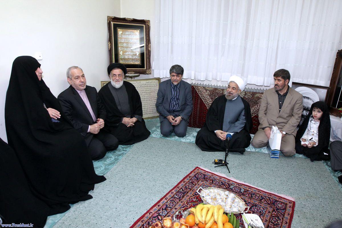 دیدار با خانواده استاد شهید آیت‌‌الله مطهری