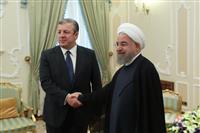 دیدار دکتر روحانی با نخست‌وزیر گرجستان
