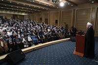 دکتر روحانی در ضیافت افطار با علما و روحانیون