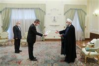 تقدیم استوارنامه سفیر جدید پرتغال به دکتر روحانی