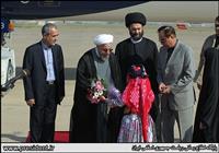 رئیس‌جمهوری وارد اردبیل شد/ سخنرانی دکتر روحانی در اجتماع بزرگ مردم اردبیل