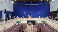 شکست آمریکا در آغاز مکانیزم ماشه از پیروزی‌های بزرگ تاریخی ایران است/ مکانیزمی شروع نشده که به نتیجه برسد؛ آمریکای تنهای رسوا دنبال این است که شنبه و یکشنبه برای خودش شادمانی درست کند/ روز شنبه و یکشنبه روز پیروزی ملت ایران و شکست آمریکا است/ امروز هم باید به همان ریسمان الهی و مسیر صبر و مقاومت و ایستادگی دوران دفاع مقدس تمسک بجوییم/ رشد ما در سه ماهه اول از منهای یک هم پایین تر و منهای شش دهم درصد است/ اینترنت دانش‌آموزان و ۷۰۰ هزار معلم رایگان شده و اینترنت دانشجویان هم رایگان می‌شود/ دستور به معاون اول رئیس‌جمهور برای رسیدگی به حل مشکل توزیع کالا/ ما در جنگ اقتصادی، ظالمانه و غیرانسانی هستیم نه در تحریم
