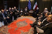 از گسترش روابط تهران - آتن استقبال می کنیم/ تاکید بر اجرای کامل و سریع توافقات میان دو کشور