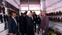 بازدید سرزده دکتر روحانی از بازار و کارگاه‌های تولید کفش تبریز
